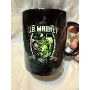 J.B. Mauney Professional Bull Rider 2X World Champion Black Ceramic Coffee Mug